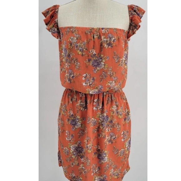 American Eagle Outfitters Dresses & Skirts - American Eagle Dress Size Medium Strapless Butterfly Sleeve Off the Shoulder